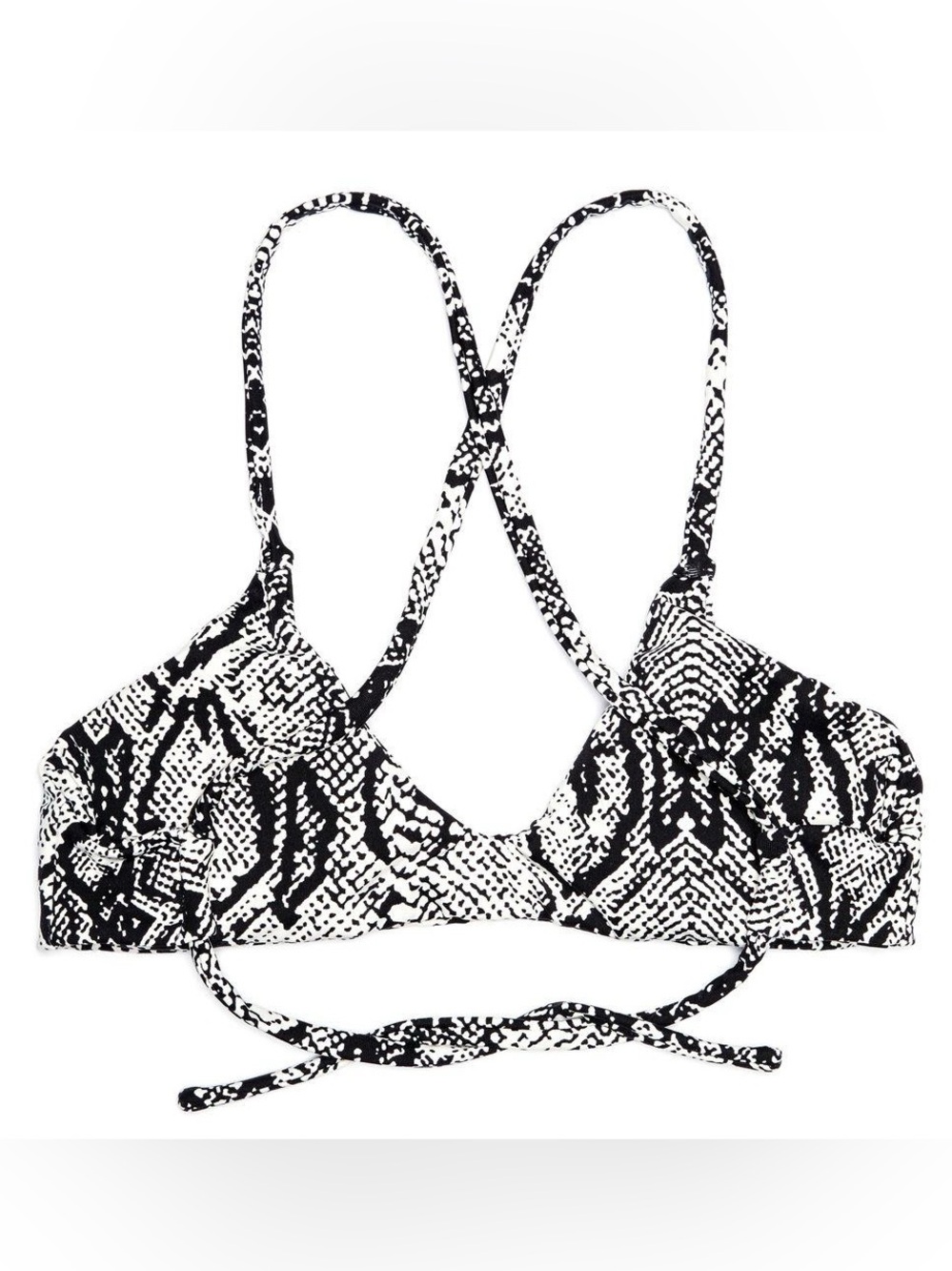 Midori snakeskin bikini top XS